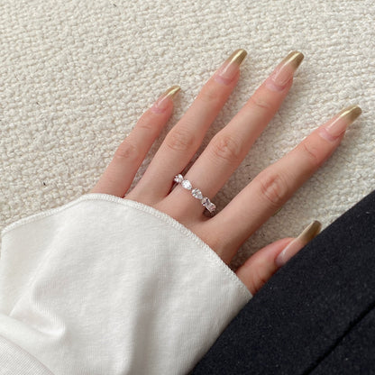 [Nova Jewelry]Exquisite Pear Cut Tennis Ring