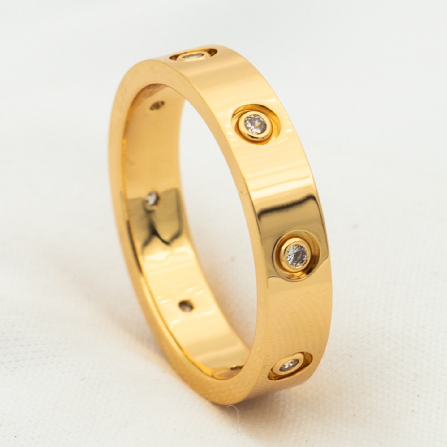 [BLUE TEARS]LOVE RING 3.6MM 8 DIAMONDS