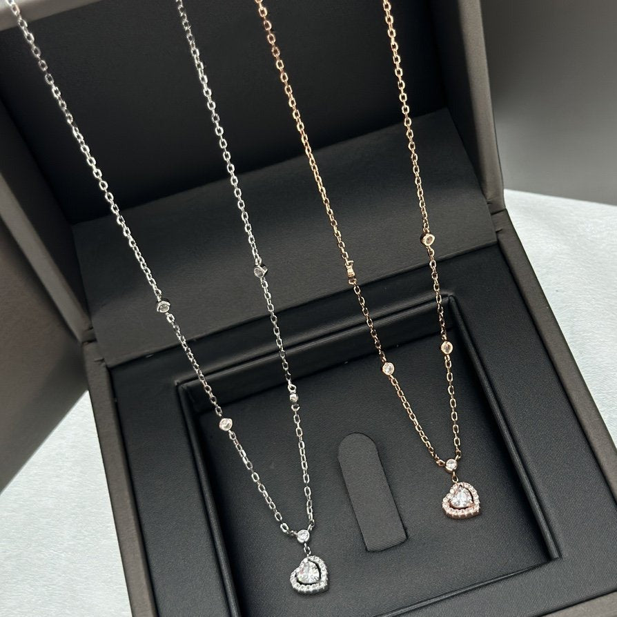 [Blue Tears Jewelry]JOY HEART DIAMOND NECKLACE