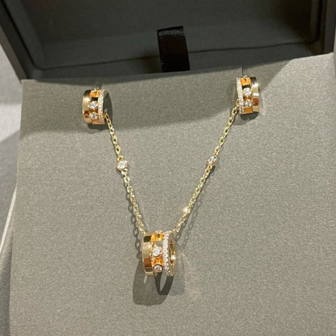 [Blue Tears Jewelry]CHAIN MOVE ROMANE PEDAND NECKLACE