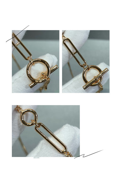 [BLUE TEARS]HM STERLING CHAINE D'ANCRE HEART