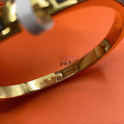 [BLUE TEARS]CLASSIC HM CLIC BLACK 8MM ENAMEL BRACELET