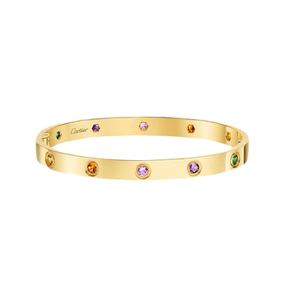 [Blue Tears Jewelry]2026 RAINBOW LOVE BRACELET 6.1MM  10 DIAMONDS