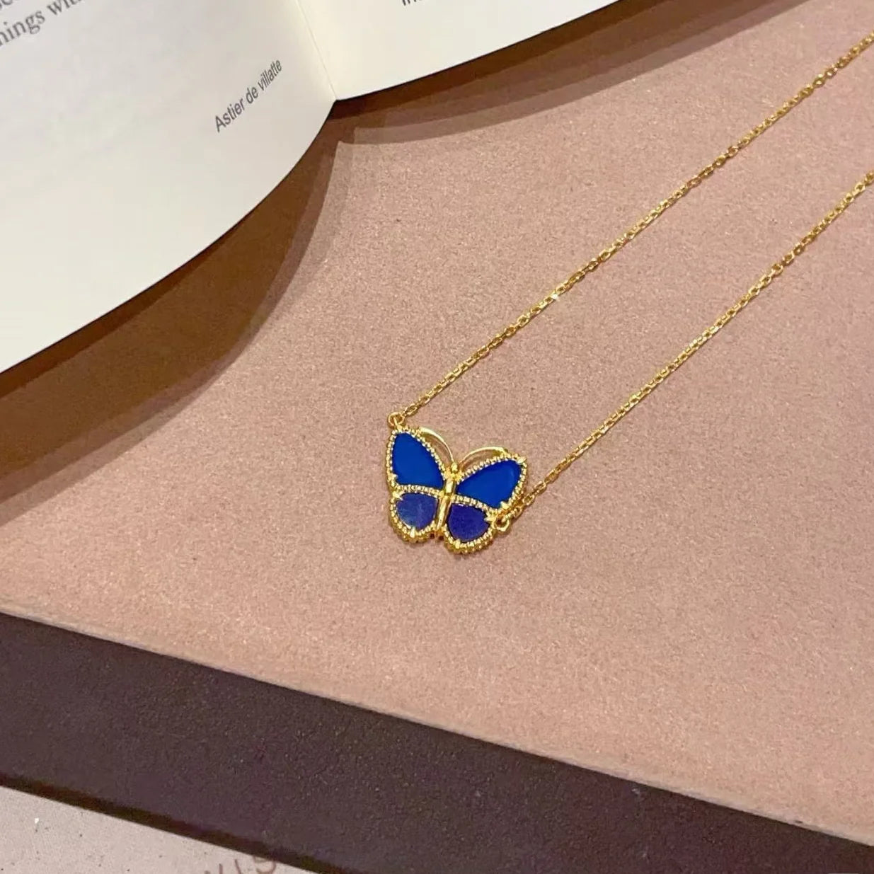 [Blue Tears Jewelry] 2026 NEW LUCKY BUTTERFLY 1 MOTIFS NECKLACE