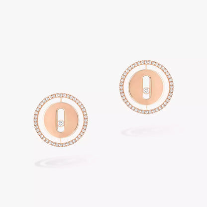 [Blue Tears Jewelry]Lucky Move Diamond Earrings