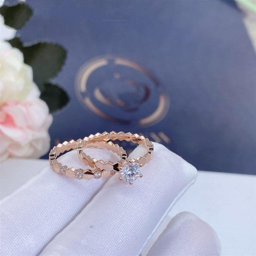 [BLUE TEARS]BEE LOVE RING PINK GOLD 1 DIAMOND
