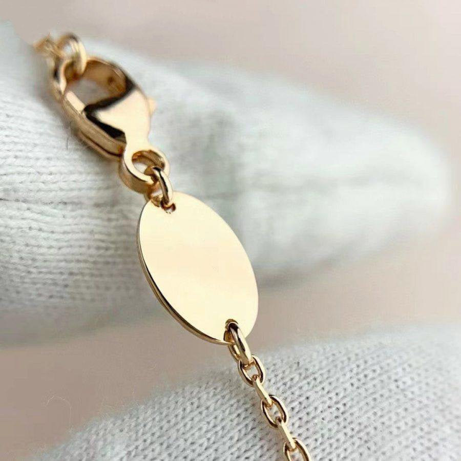 [BLUE TEARS]JEUX DE BRACELET MALACHITE PINK GOLD DIAMONDS