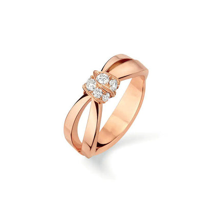 [BLUE TEARS]LIENS RING PINK GOLD DIAMOND