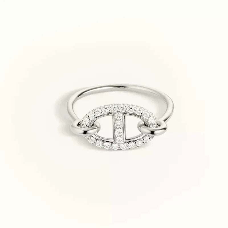 [BLUE TEARS]RONDE SMALL SILVER DIAMOND RING