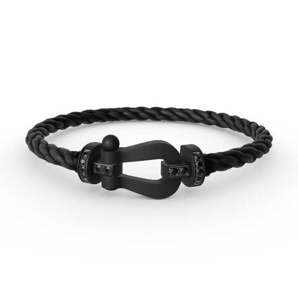 [BLUE TEARS]FORCE LARGE SERIES HORSESHOE BLACK SAMURAI BRACELET
