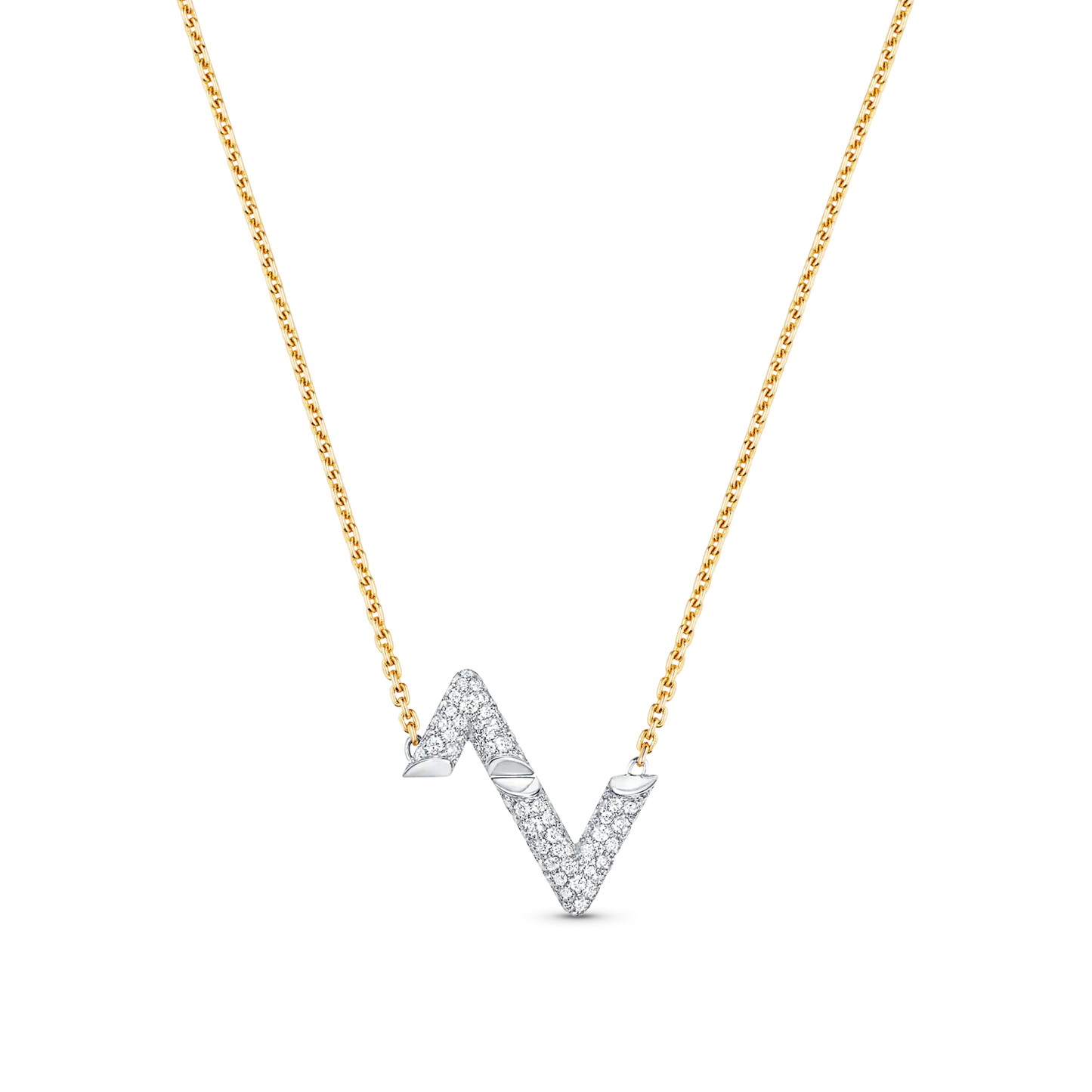[BLUE TEARS]VOLT SILVER DIAMOND PEDANT NECKLACE