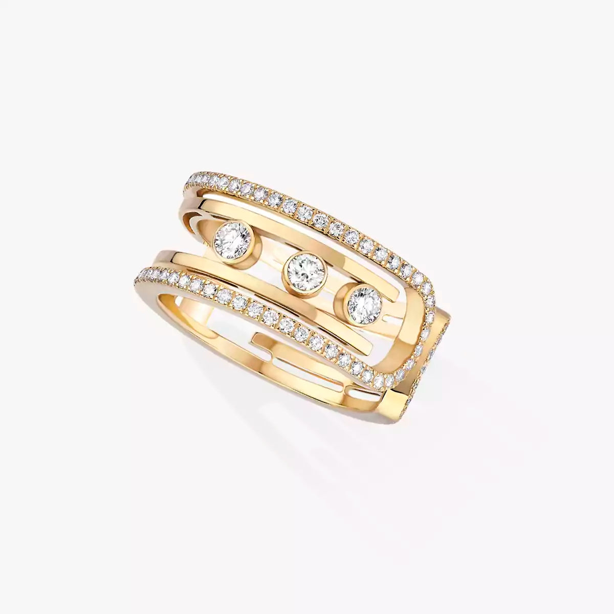 [Blue Tears Jewelry]Move 10th Diamond Ring in Gold