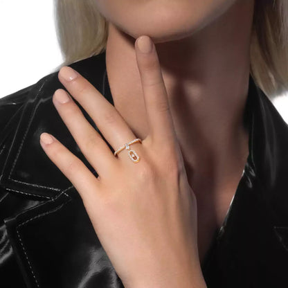 [Blue Tears Jewelry]Move Uno Diamond Ring