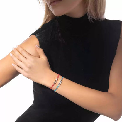 [Blue Tears Jewelry]Messika Care(s) pink cord pavé bracelet