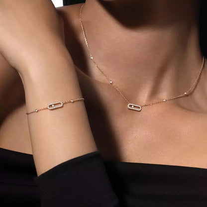 [Blue Tears Jewelry]Move Uno Necklace