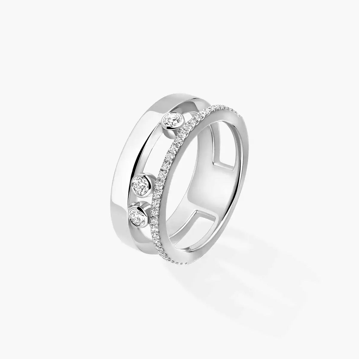 [Blue Tears Jewelry]Move Romane Diamond Ring