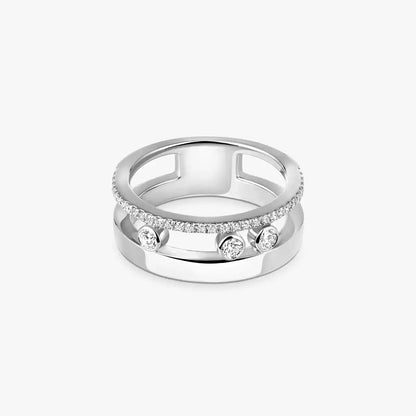 [Blue Tears Jewelry]Move Romane Diamond Ring