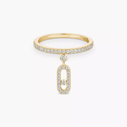 [Blue Tears Jewelry]Move Uno Diamond Ring