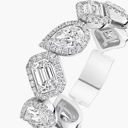 [Blue Tears Jewelry]Diamond Wedding Ring My Twin