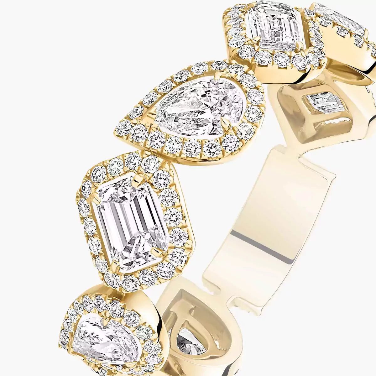 [Blue Tears Jewelry]Diamond Wedding Ring My Twin