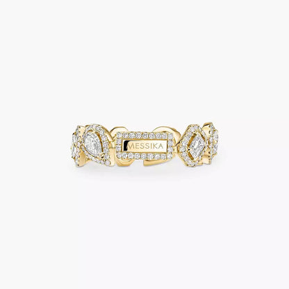 [Blue Tears Jewelry]Diamond Wedding Ring My Twin