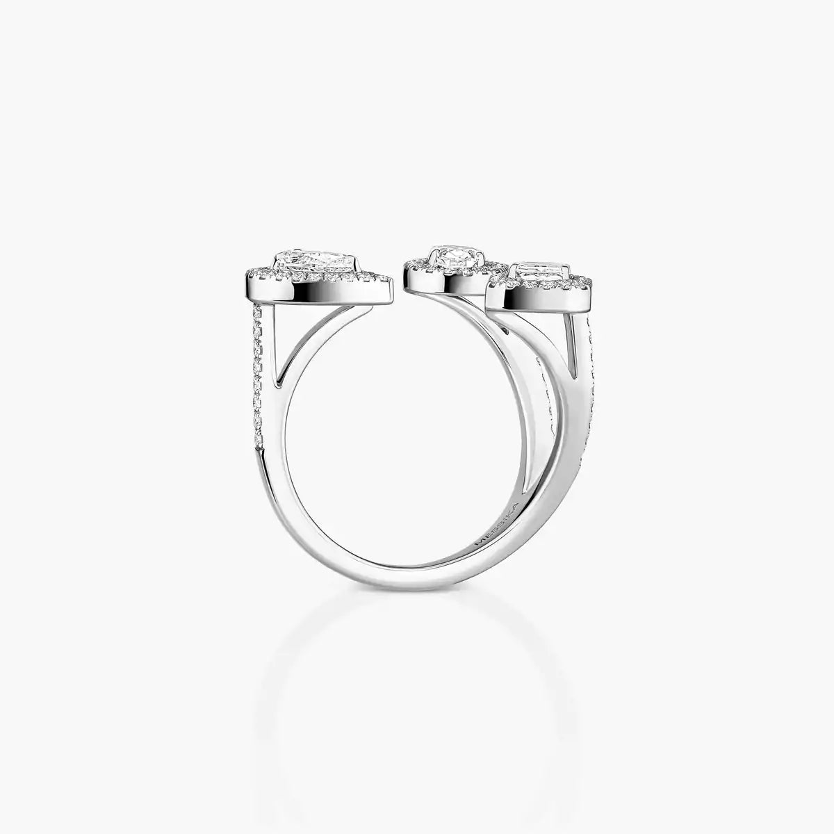 [[Blue Tears Jewelry] Diamond Ring 0,25ct My Twin Trilogy