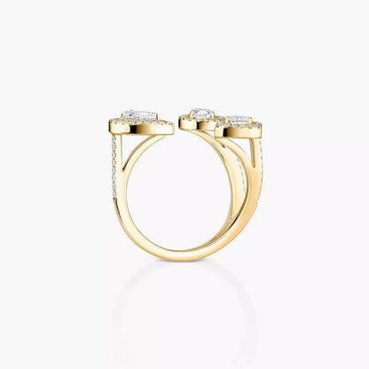 [[Blue Tears Jewelry] Diamond Ring 0,25ct My Twin Trilogy
