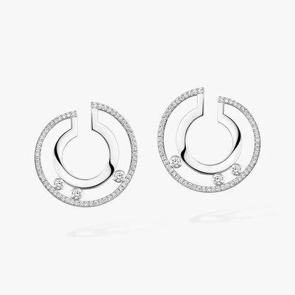 [Blue Tears Jewelry] Move Romane Small Diamond Hoop Earrings