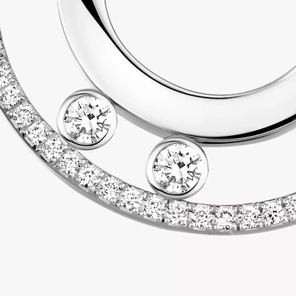 [Blue Tears Jewelry]Move Romane Small Diamond Hoop Earrings