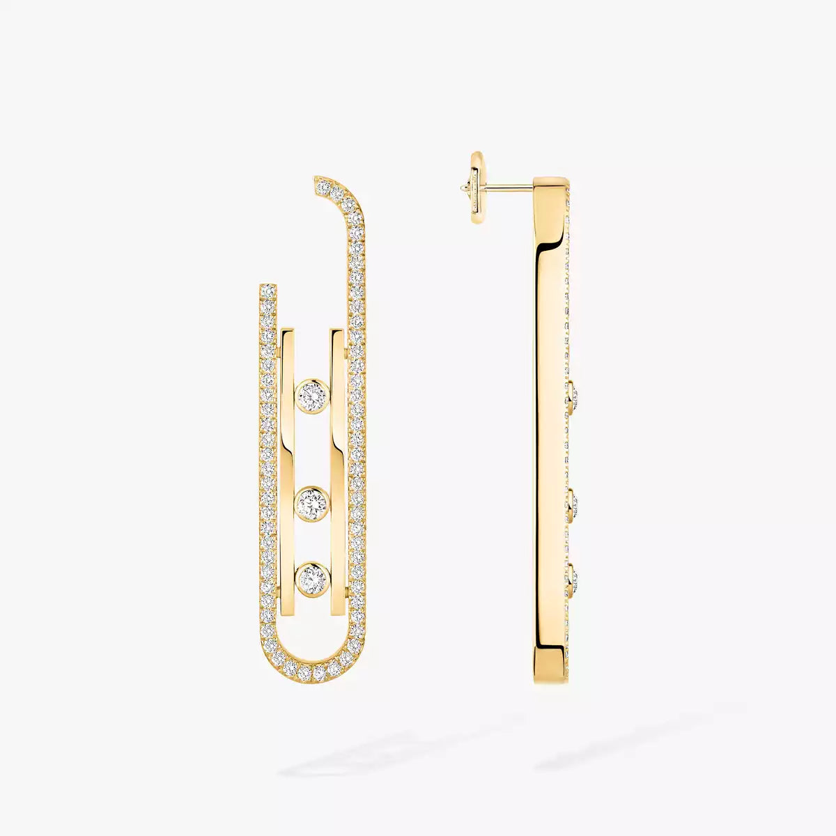 [Blue Tears Jewelry]Diamond Pendant Earrings Move 10Th