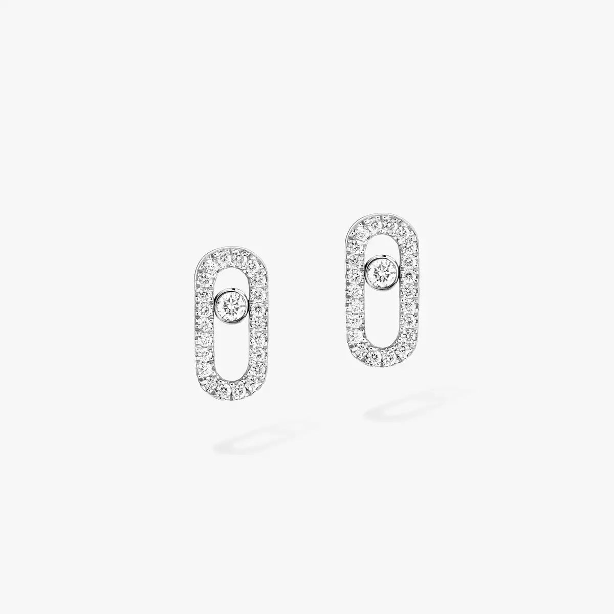 [Blue Tears Jewelry]Move Uno Diamond Earrings