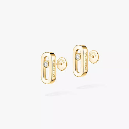 [Blue Tears Jewelry]Move Uno Diamond Stud Earrings