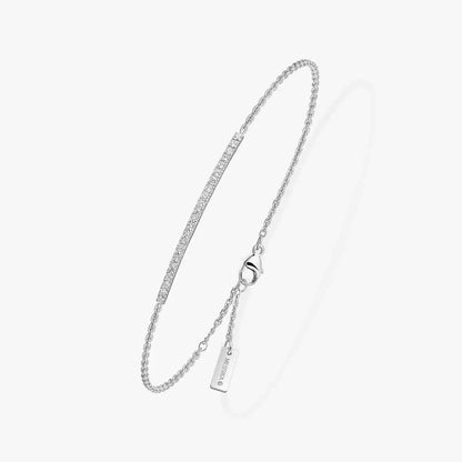[Blue Tears Jewelry]Diamond Thin Bangle 0.15ct My Twin Toi & Moi
