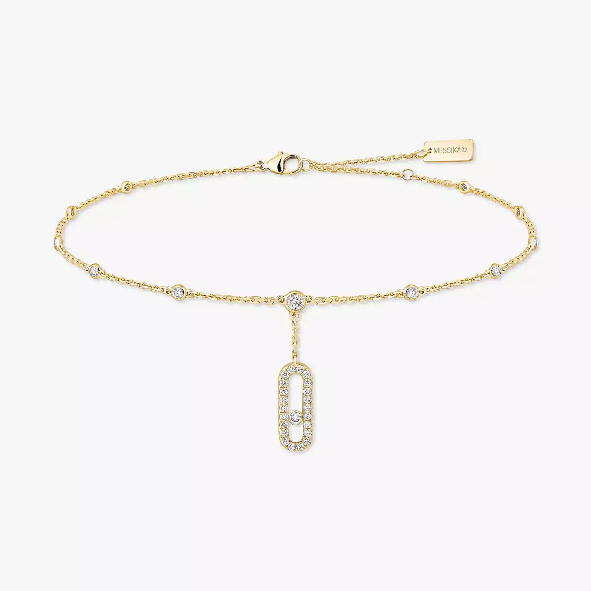 [Blue Tears Jewelry] Move Uno pav¨¦ ankle bracelet