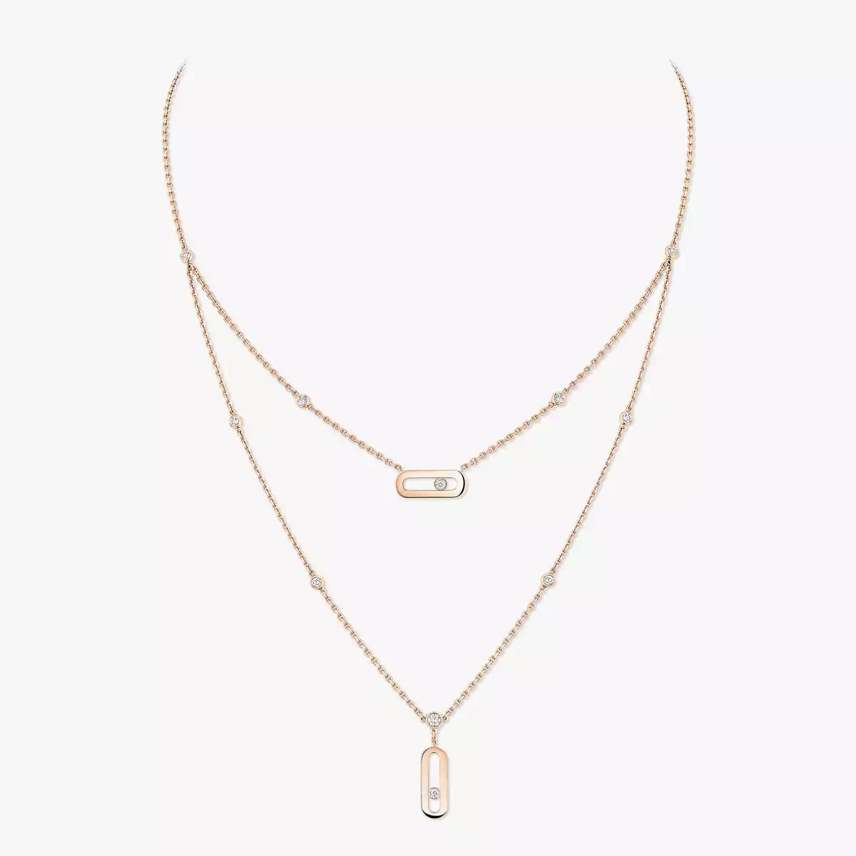 [Blue Tears Jewelry] Move Uno Diamond Necklace