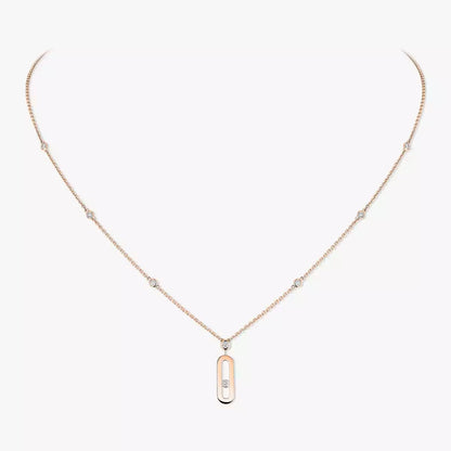 [Blue Tears Jewelry] Move Uno Gold Diamond Long Necklace