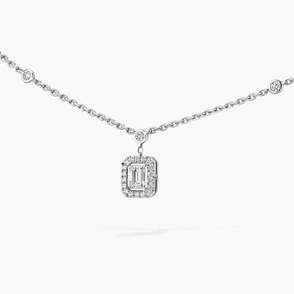 [Blue Tears Jewelry]My Twin Diamond Necklace in Silver