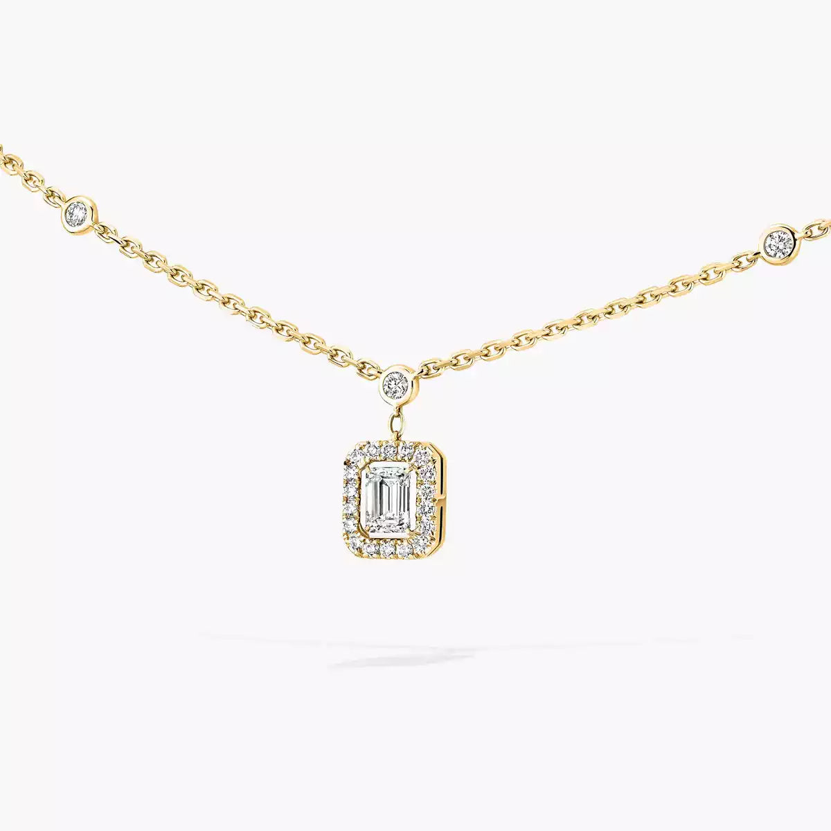 [Blue Tears Jewelry]My Twin Diamond Necklace in Silver