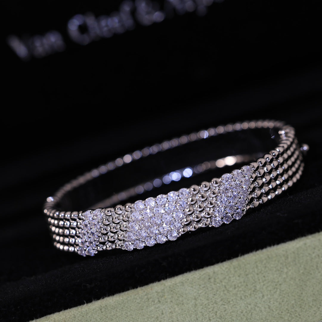 [Blue Tears Jewelry]  FIVE-ROW DIAMOND BRACELET