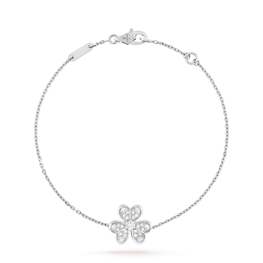 [BLUE TEARS]FRIVOLE SILVER FLOWER DIAMOND BRACELET