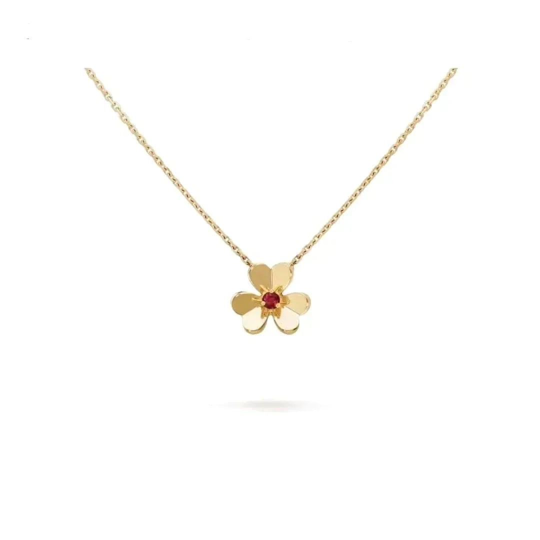 [BLUE TEARS]FRIVOLE GOLD FLOWER NECKLACE