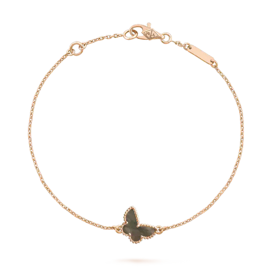 [BLUE TEARS]BUTTERFLY ONYX  BUTTERFLY BRACELET