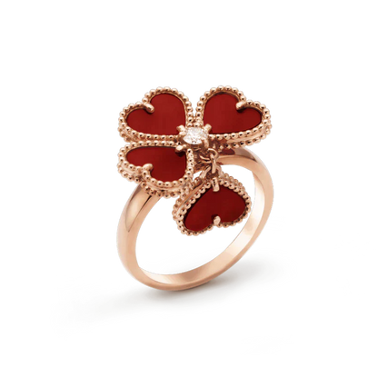 [BLUE TEARS]SWEET CLOVER CARNELIAN RING