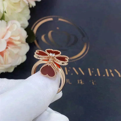 [BLUE TEARS]SWEET CLOVER CARNELIAN RING