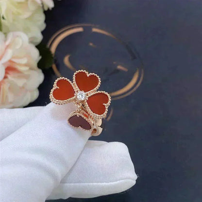 [BLUE TEARS]SWEET CLOVER CARNELIAN RING