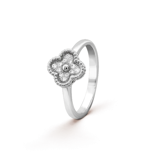 [BLUE TEARS]CLOVER DIAMOND RING