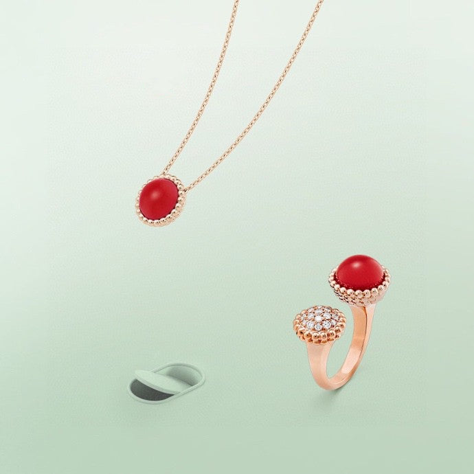 [BLUE TEARS]PERLEE COULEURS DIAMOND ROSE GOLD BETWEEN THE FINGER RING