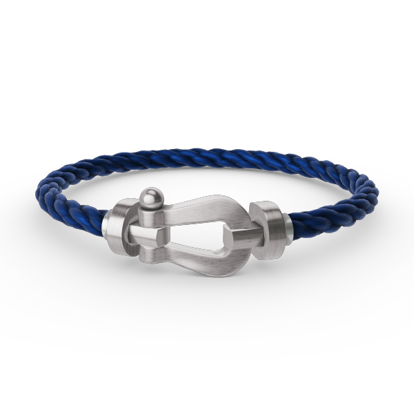 [BLUE TEARS]FORCE LARGE HORSESHOE NO DIAMOND BRACELET SILVER